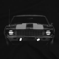 1969 Z28 Classic American Muscle Chevy Camaro T-Shirt 100% Cotton