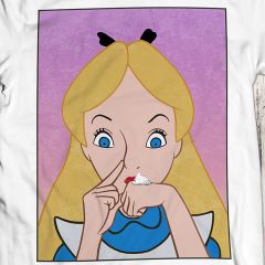 Alice in wonderland cocaine shirt