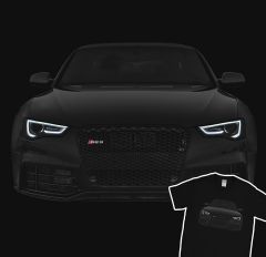 RS5 T-Shirt  T-Shirt A5  A5 S5  S5 Black