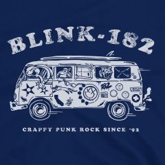 Blink 182 Crappy Punk Rock Since 1992 T-Shirt 100% Cotton