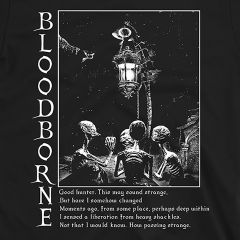 Bloodborne Vintage Fantasy T-Shirt – Dark Gothic Soulslike Game Inspired Tee