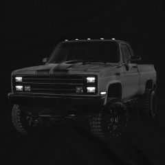 Chevy K10 Square Body Truck T-Shirt 100% Cotton
