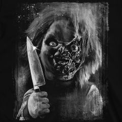 Chucky Killer Fanart Inspired Psycho Horror Doll T-Shirt