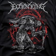 The Tarnished Knight – Elden Ring Grim Battle Fan Inspired Tee