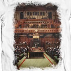 Monkey Parliament T-Shirt Design by Banksy 