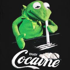 Enjoy-Cocaine-Frog T-Shirt | Cocaine Cult Logo Drug Fun Graphic Shirt