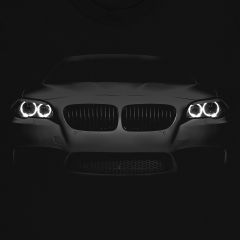 M5 F10 Black T-Shirt Bimmer 5er Angel Eyes