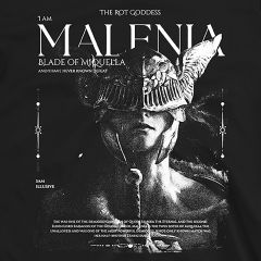 Malenia Elden Ring Vintage T-Shirt – Dark Fantasy Soulslike Game Inspired Tee