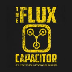 The Flux T-Shirt Back To The Future Inspired Capacitor Delorean Movie