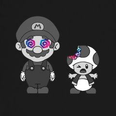 Super Mario Infected Mushrooms T-Shirt