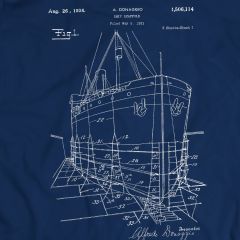 Ship Model  Model Scaffold  Scaffold Patent  Patent T-Shirt