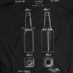 Bottle Patent  Patent T-Shirt  T-Shirt Mens  Mens Gift