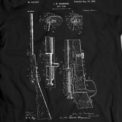 Gun Firearm  Firearm Patent  Patent T-Shirt  T-Shirt Mens