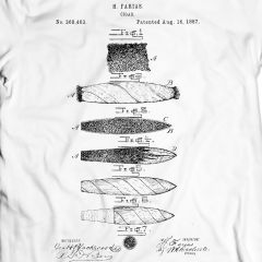 Farias Cigar 1887 T-Shirt 100% Cotton