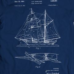 Gowland Model Ship 1954 Saltwater Sea T-Shirt