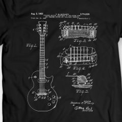 Les Paul  Paul Guitar  Guitar Patent  Patent T-Shirt