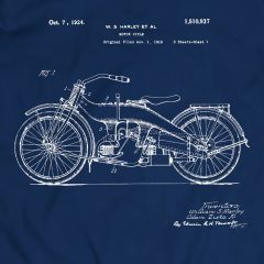 Davidson Engin  Engine 1923  1923 Patent  Patent T-Shirt