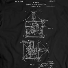 Aerial Transpor  Transportation Pate  Patent 1968  1968 T-Shirt