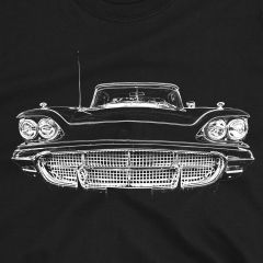 1960 Thunderbird Vintage Classic Car T-Shirt 100% Cotton