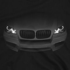 Bimmer X5 E70 M 2010-2013 T-Shirt Headlights Glow xDrive 100% Cotton