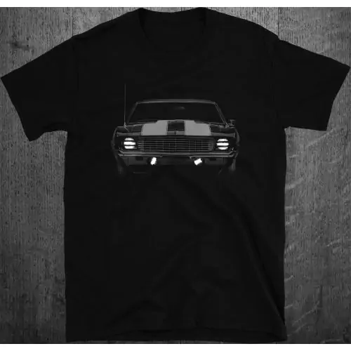 1969 Z28 Classic American Muscle Chevy Camaro T-Shirt 100% Cotton