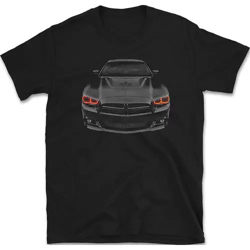 American Muscle Car Charger Demon Halos T-Shirt