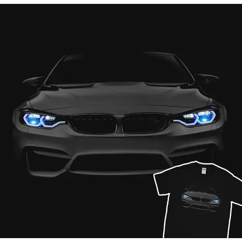 M4 Headlights  Headlights Glow  Glow T  T Shirt