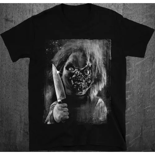 Chucky Killer Fanart Inspired Psycho Horror Doll T-Shirt