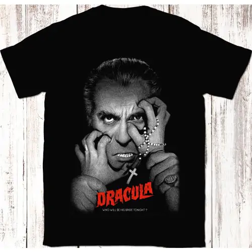 Vampire Dracula 1958 Horror Movie |Dracula T-Shirt | Who Will Be His Bride Tonight?