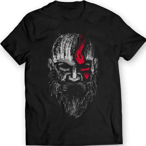 God of War Kratos The Warrior of Gods Game T-Shirt