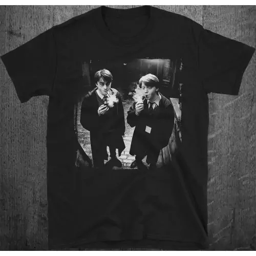 Harry and Ron Smoking T-Shirt
