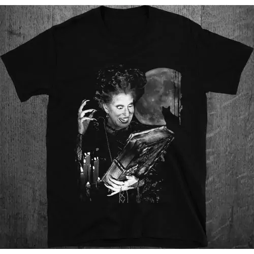Hokus Pokus Simsalabim Winifred Sanderson Abrakadabra Witch Magic Spell Book T-Shirt