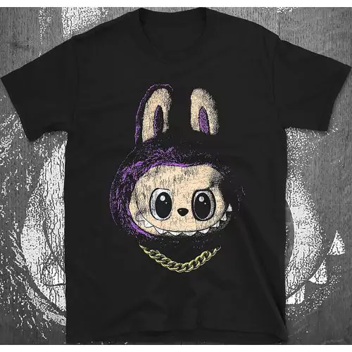 Labubu T-Shirt Bunny Ears Graphic Tee