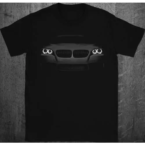 M5 F10 Black T-Shirt Bimmer 5er Angel Eyes