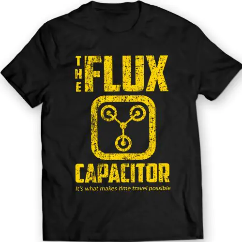 The Flux T-Shirt Back To The Future Inspired Capacitor Delorean Movie