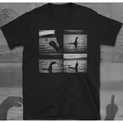 Nessie’s Middle Finger Tee | Funny Loch Ness Monster T-Shirt