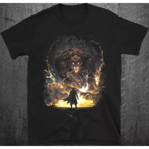 Owlbear Pyromancer The Planet vs Galaxy T-Shirt