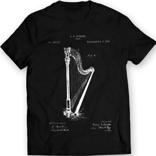 Durkee Harp 1890 T-Shirt Music Tee