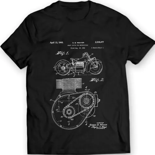 Drive Motorcycl  Motorcycle Patent  Patent Motorbike  Motorbike T-shirt