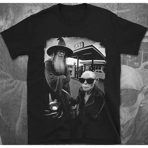 Precious Crime – Gandalf & Gollum Mafia Style T-Shirt