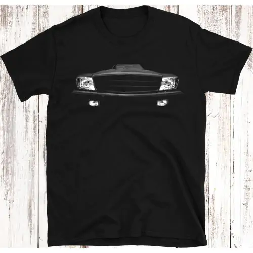 r107 500 SL Headlights Glow T-Shirt 100% Cotton