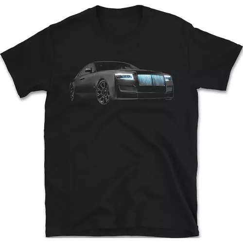 Rolls-Royce Ghost Black Badge T-Shirt | Luxury Night Edition | Elegance in Motion