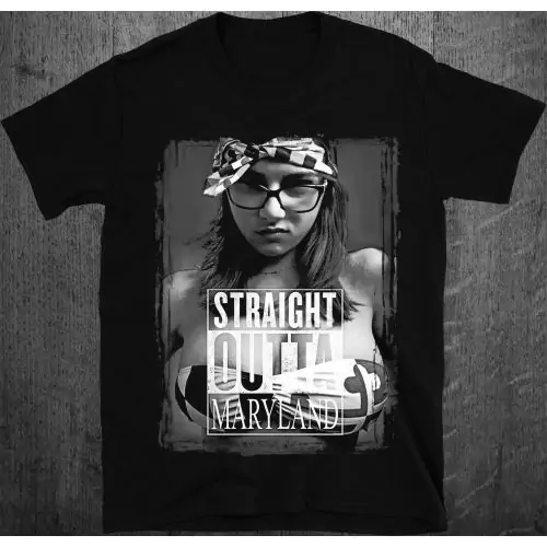 Straight Outta Maryland Khalifa Tee Shirt