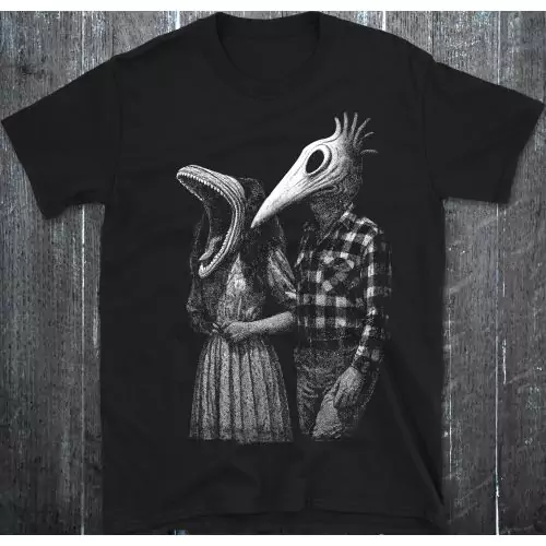 Strange & Unusual – Adam & Barbara Horror Couple T-Shirt
