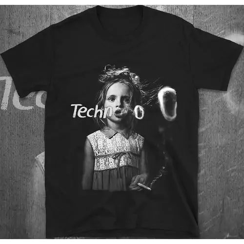 Techno Girl β Rave Vibes Graphic T-Shirt
