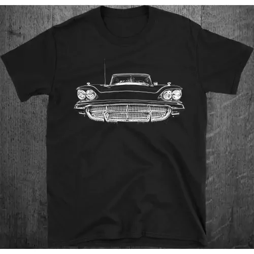 1960 Thunderbird Vintage Classic Car T-Shirt 100% Cotton