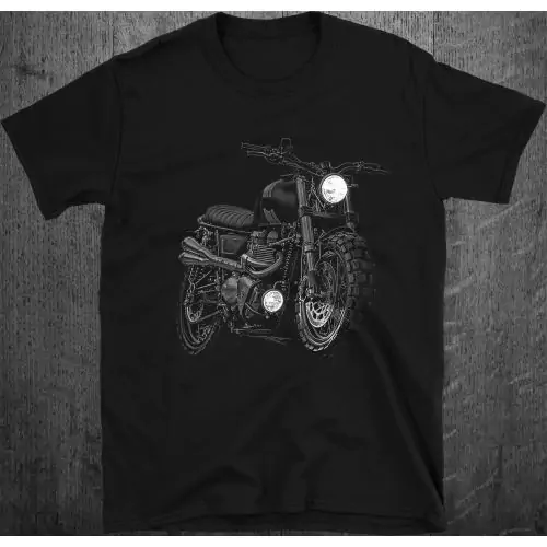 Motorcycle Tiger 100 T100 Modern Classics T-Shirt 100% Cotton