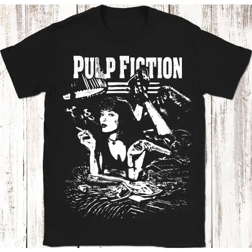 Mia Wallace Shirt | Pulp Fiction Movie T Shirt | Uma Thurman | Tarantino