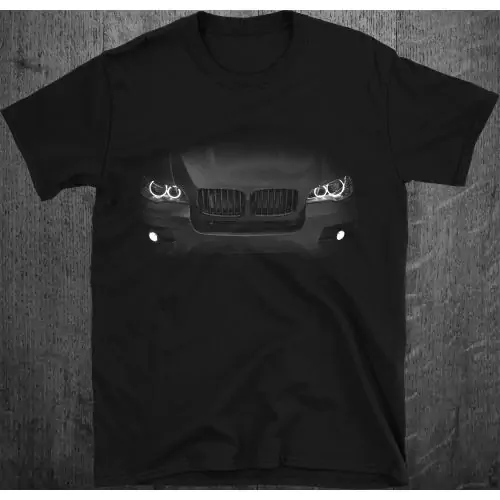 Bimmer X6 E71 T-Shirt Headlights Glow 100% Cotton