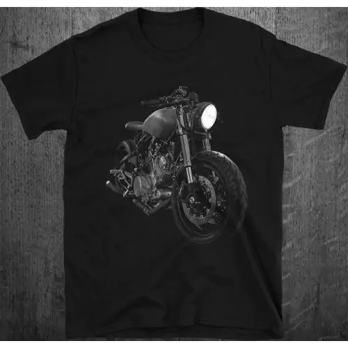 Classic Retro Virago XV750 Motorcycle T-Shirt 100% Cotton
